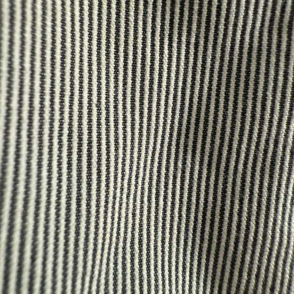 EVERLANE The Cotton Weave Picnic Tank Dress Striped Blue White | Size 10 - Picture 3 of 7